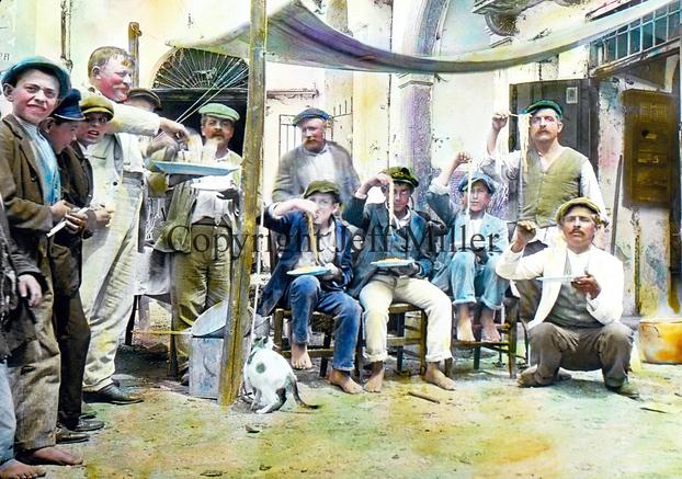 Old Photos of Italy, spagetti